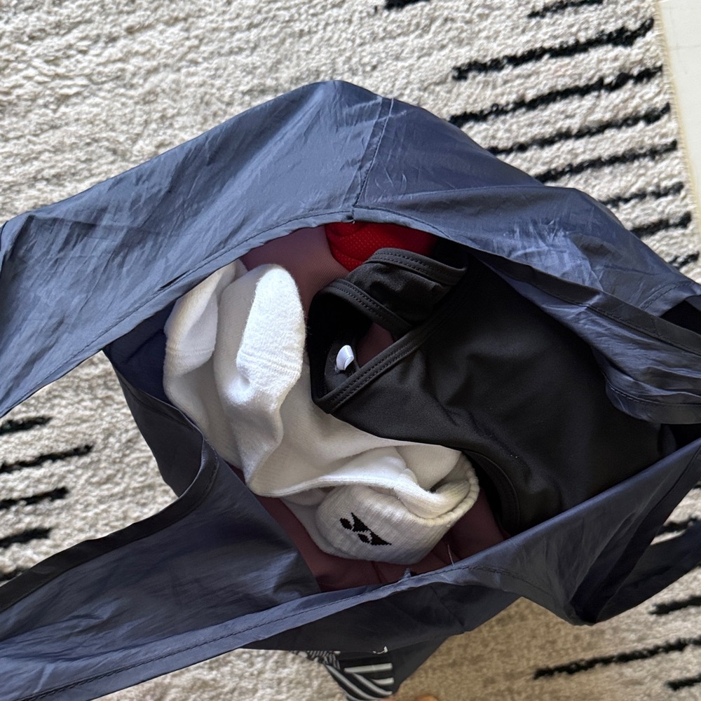 Stylish Black Duffel Bag